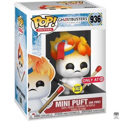 Figura Funko Pop! Mini Puft en llamas (Brilla en la oscuridad) (Mini Puft)