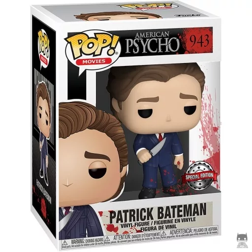 Figura Funko Pop! Patrick Bateman con traje y cuchillo (American Psycho)