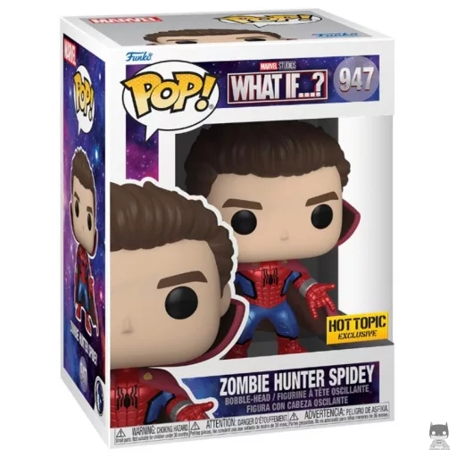 Figura Funko Pop! Spidey cazador de zombis sin máscara (Metalizado) (Spider-Man (Peter Parker))