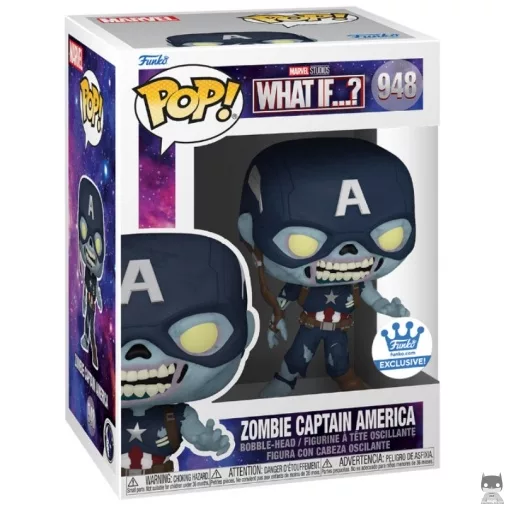 Figura Funko Pop! Capitán América zombi (¿Qué pasaría si...?)