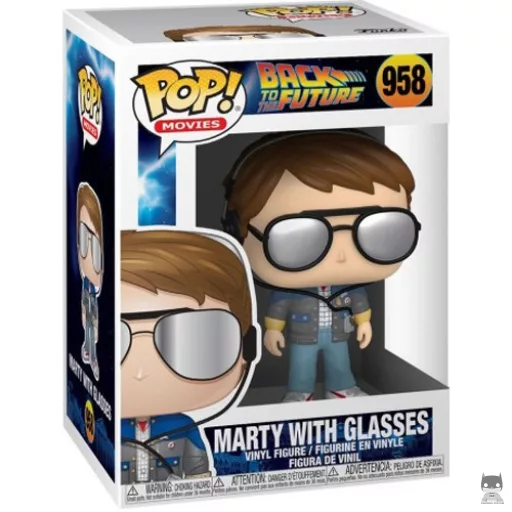 Figura Funko Pop! Marty con gafas (Marty McFly)