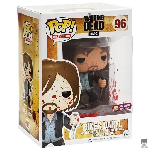 Figura Funko Pop! Daryl Dixon motero (Ensangrentado) (Previews PX)