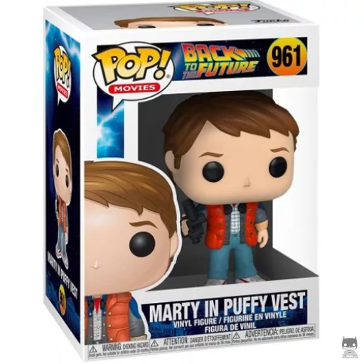 Figura Funko Pop! Marty con chaleco acolchado (Marty McFly)