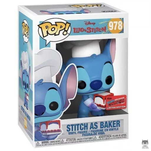 Figura Funko Pop! Stitch panadero (Lilo y Stitch)