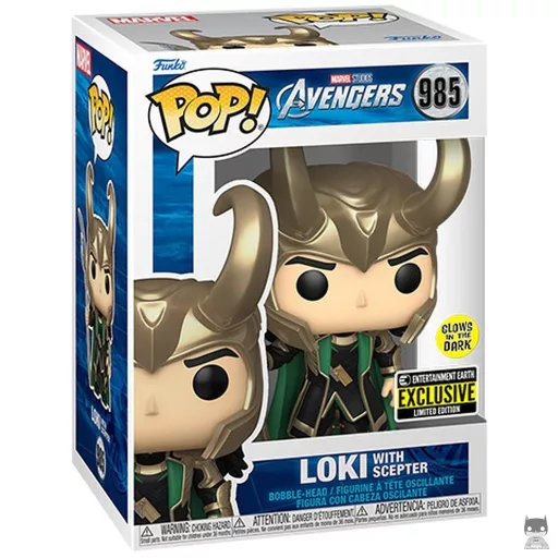Figura Funko Pop! Loki (Brilla en la oscuridad) (Vengadores)