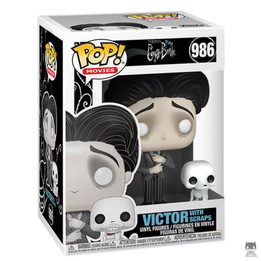 Figura Funko Pop! Victor con Scraps (Victor Van Dort)