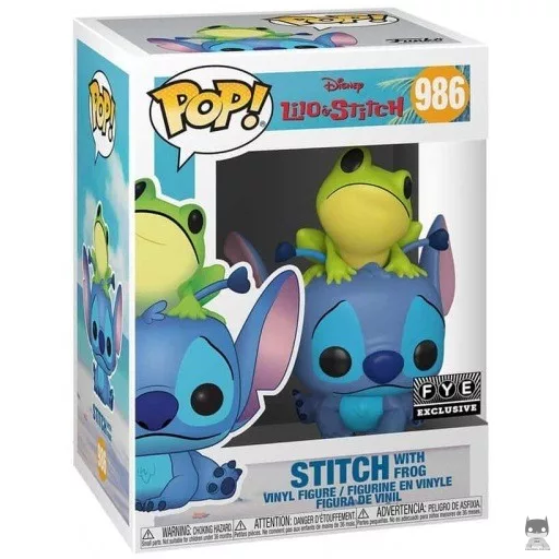 Figura Funko Pop! Stitch con rana (Lilo y Stitch)
