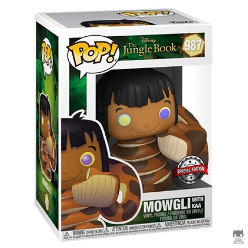 Figura Funko Pop! Mowgli con Kaa (El libro de la selva)
