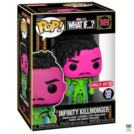 Figura Funko Pop! Killmonger Infinito (Luz negra & Supersized) (Rey Killmonger)