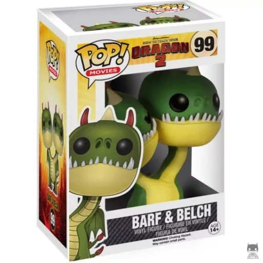 Figura Funko Pop! Eructo & Vómito (Cómo entrenar a tu dragón)