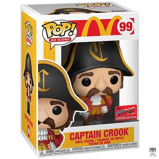 Figura Funko Pop! Captain Crook (McDonald's)